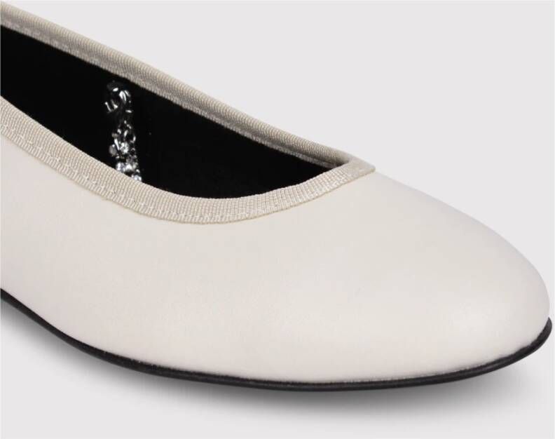 Kate Cate Elegant Ballet Flats White Dames