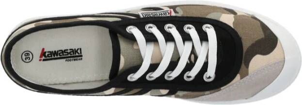 Kawasaki Camo Canvas Schoen Diverse Bruin Multicolor Dames