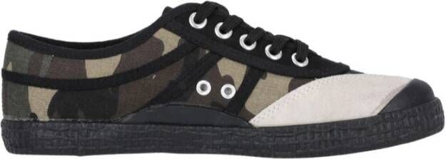 Kawasaki Camo Canvas Schoen Olive Night Multicolor Dames