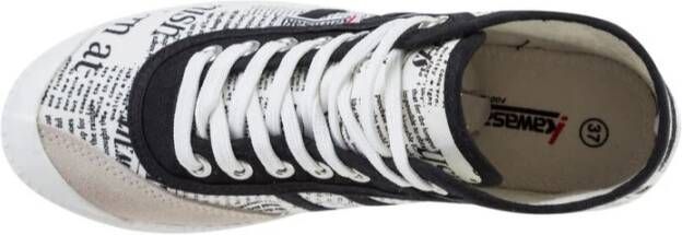 Kawasaki Canvas Krant Sneaker Wit