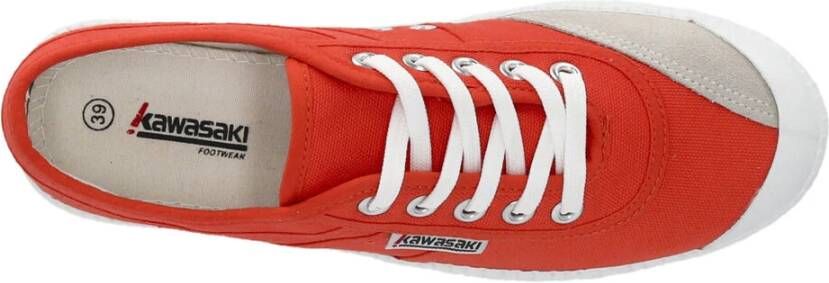 Kawasaki Originele Canvas Sneakers Red Heren