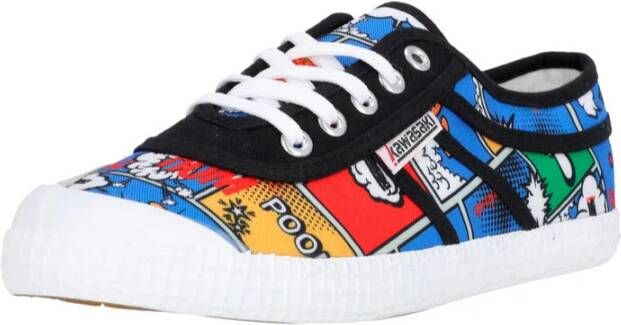 Kawasaki Cartoon Canvas Schoen 8881 Multi Kleur Multicolor Heren