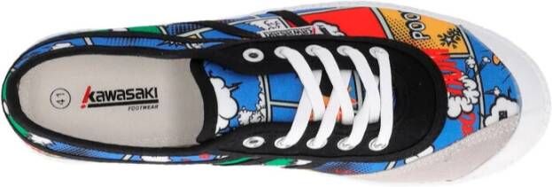 Kawasaki Cartoon Canvas Schoen 8881 Multi Kleur Multicolor Heren