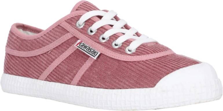 Kawasaki Corduroy Shoer Sneakers Pink Heren