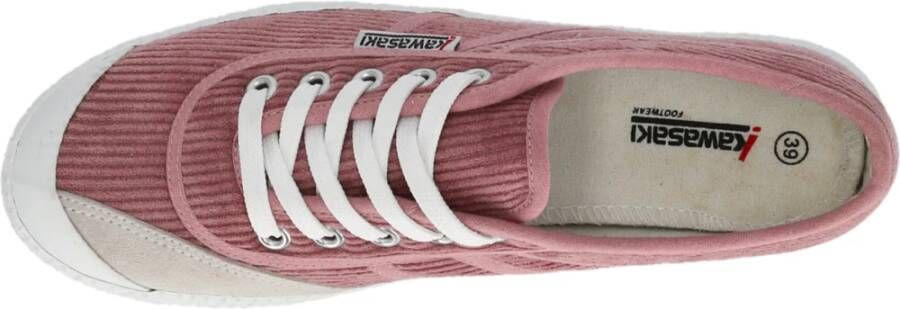 Kawasaki Corduroy Shoer Sneakers Pink Heren