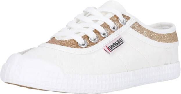 Kawasaki Glitter Canvas Schoen Goud Multicolor Dames