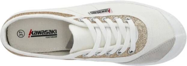 Kawasaki Glitter Canvas Schoen Goud Multicolor Dames