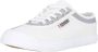 Kawasaki Glitter Canvas Schoen Zilver White - Thumbnail 4