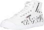 Converse Kawasaki Graffiti Canvas Boot Kliek en Origineel Ontwerp White Dames - Thumbnail 2