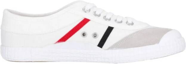 Kawasaki Hart Canvas Schoen Wit Retro Stijl Multicolor Dames