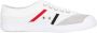 Kawasaki Hart Canvas Schoen Wit Retro Stijl Multicolor - Thumbnail 3