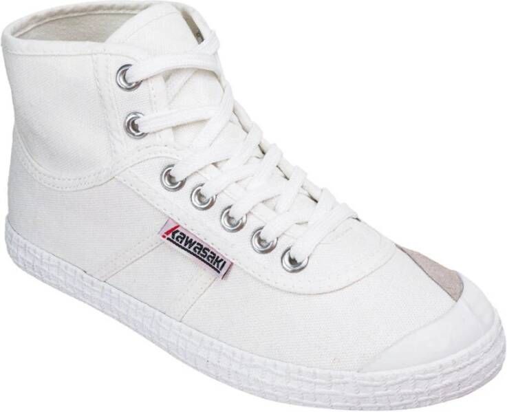 Kawasaki Klassieke Canvas Sneakers White Heren