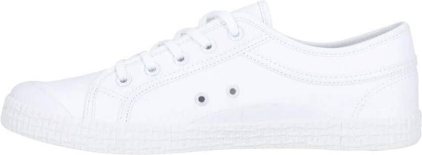 Kawasaki Klassieke Leren Tennissneakers White Heren