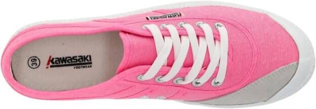 Kawasaki Neon Canvas Schoen Knockout Pink Dames