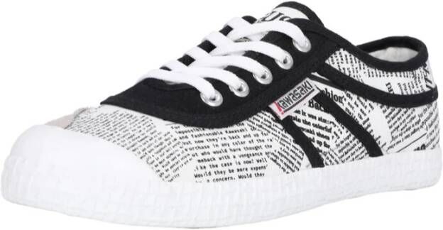 Kawasaki News Paper Canvas Schoen Multicolor Heren