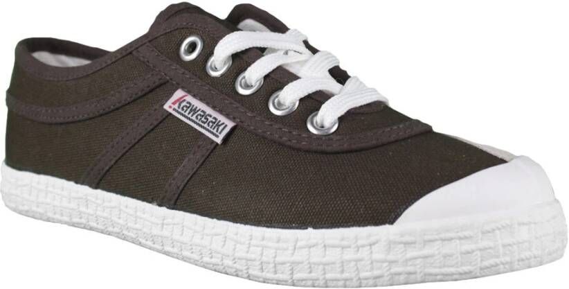 Kawasaki Originele Canvas Schoen Chocoladebruin Brown Heren