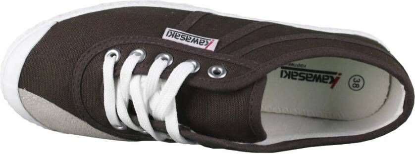 Kawasaki Originele Canvas Schoen Chocoladebruin Brown Heren