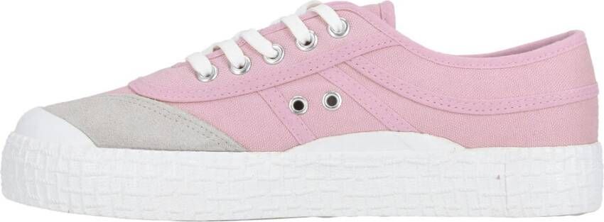 Kawasaki Originele Canvas Sneakers Comfort Stijl Pink Heren