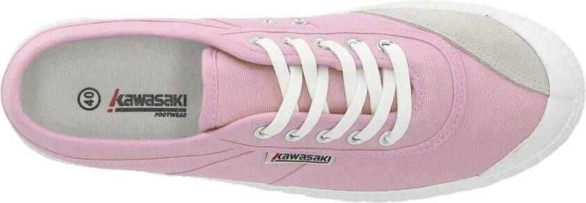 Kawasaki Originele Canvas Sneakers Comfort Stijl Pink Heren