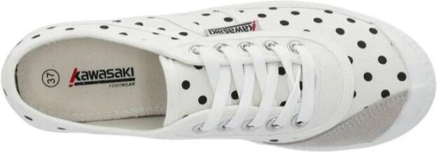 Kawasaki Polka Canvas Schoen Marshmallow Multicolor Heren