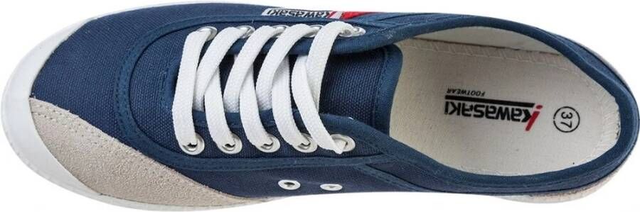 Kawasaki Retro Canvas Schoen Navy Blue Dames