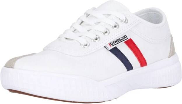 Kawasaki Retro Canvas Schoen Wit Multicolor Dames