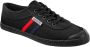 Kawasaki Retro Canvas Schoen Zwart Effen Black Dames - Thumbnail 2