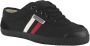 Kawasaki Sneakers Retro 23 Canvas Shoe K23 60W Black Stripe Wht Red - Thumbnail 3