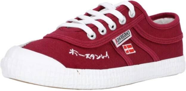 Kawasaki Signature Canvas Schoen Beet Rood Red Heren