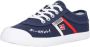 Kawasaki Signature Canvas Schoen Navy Multicolor - Thumbnail 4