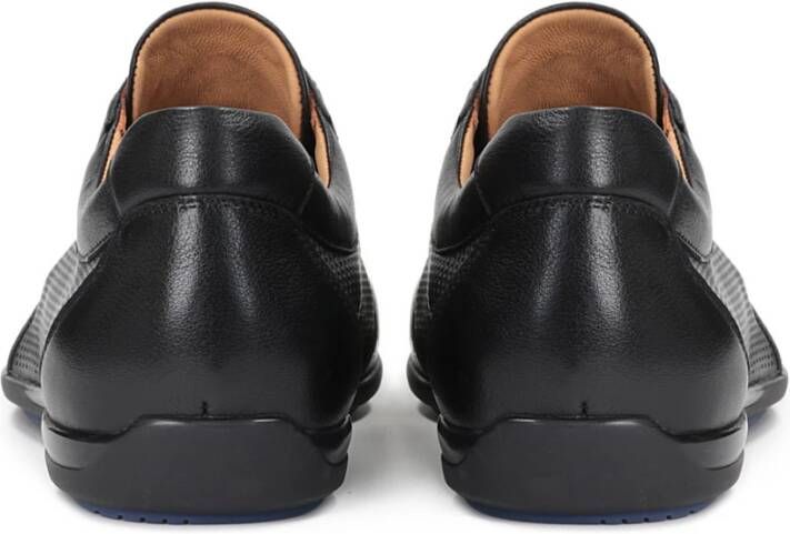 Kazar Ademende leren schoenen voor mannen Black Heren