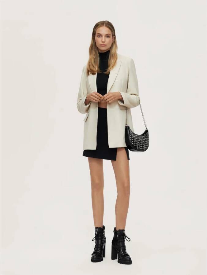 Kazar Avant-garde Booties met Decoratieve Vetersluiting Black Dames