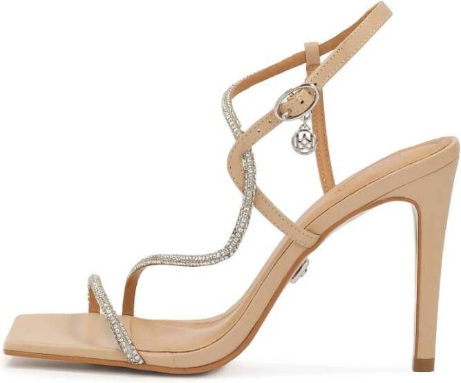 Kazar Avond kruisband sandalen met strass