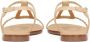 Kazar Beige gekleurde sandalen versierd met gevlochten band Beige Dames - Thumbnail 6