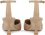 Kazar Studio Semi-open pumps in beige korrelleer Beige Dames - Thumbnail 15