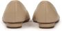 Kazar Beige leren ballerina's met bloem Beige Dames - Thumbnail 6