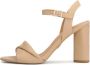 Kazar Beige leren post sandalen - Thumbnail 2