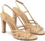 Kazar Beige open teen hoge hak sandalen Beige Dames - Thumbnail 3