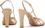 Kazar Beige open teen hoge hak sandalen Beige Dames - Thumbnail 7