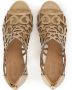 Kazar Beige peep toe laarzen met uitgesneden bovenkant - Thumbnail 2