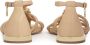 Kazar Beige platte flip-flop sandalen Beige Dames - Thumbnail 7