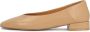 Kazar Beige platte leren pumps - Thumbnail 2