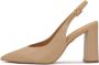 Kazar Beige pumps met blootgestelde hakken Beige Dames - Thumbnail 5