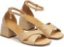Kazar Beige sandalen met brede hak en volledige hak Beige Dames - Thumbnail 3