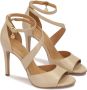 Kazar Beige sandalen met een diagonale band Beige Dames - Thumbnail 3