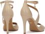 Kazar Beige sandalen met een diagonale band Beige Dames - Thumbnail 7