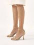 Kazar Beige sandalen met kitten heels Beige Dames - Thumbnail 4