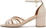 Kazar Beige sandalen met volledige hak op een paal - Thumbnail 2