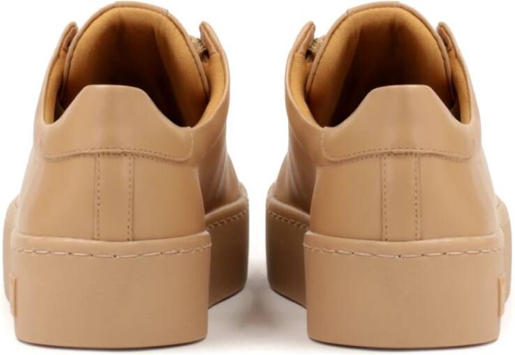 Kazar Beige sneakers op een dikke zool Beige Dames