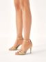 Kazar Beige stiletto sandalen met een band om de enkel Beige Dames - Thumbnail 4